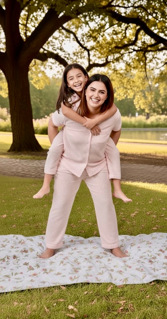 Peach Whisper Twinning Set