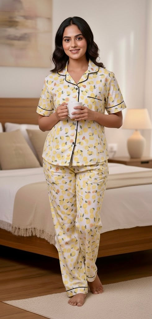 Lemon Love Nightsuit Set