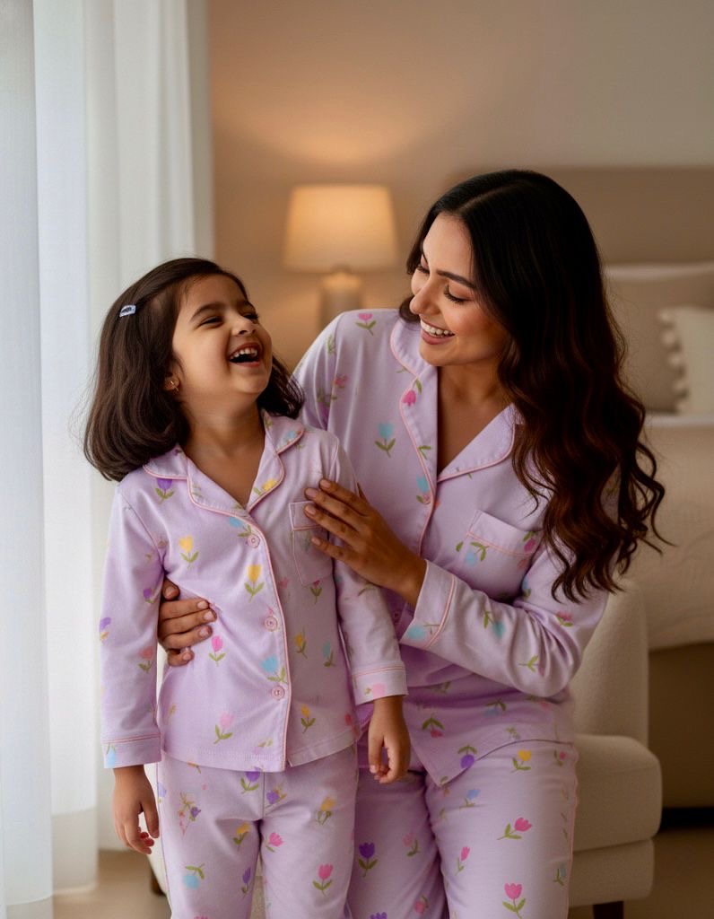 Pastel Petals Twinning Set