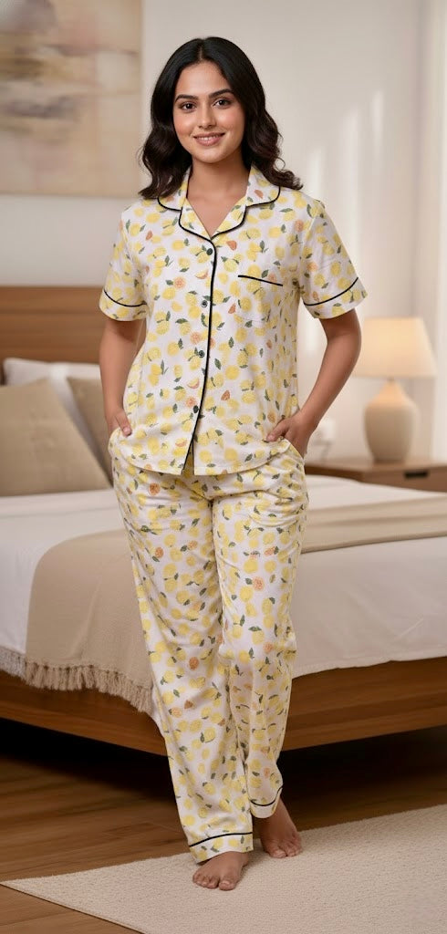 Lemon Love Nightsuit Set