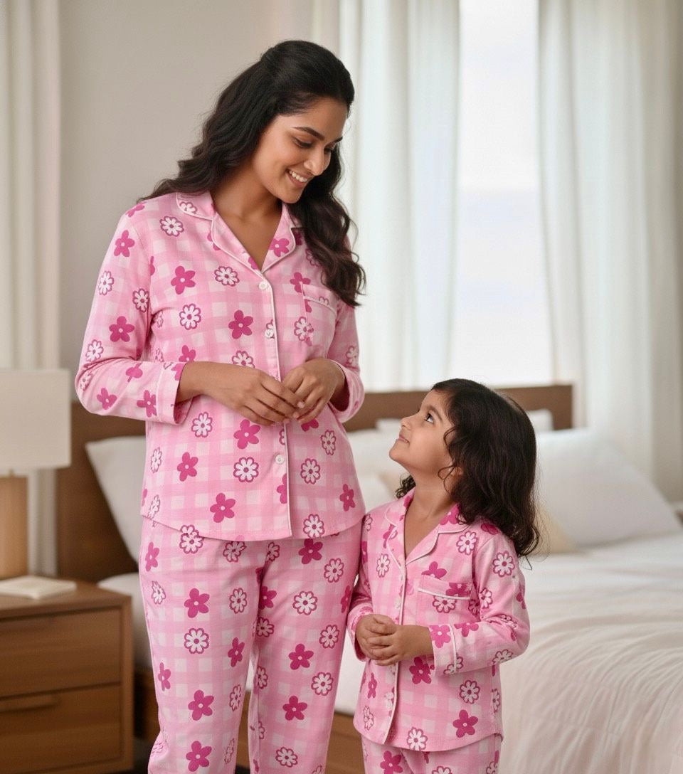 Pink Bloom Twinning Set