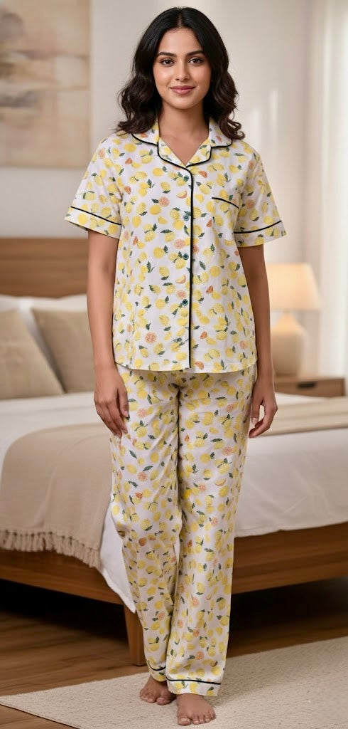 Lemon Love Nightsuit Set