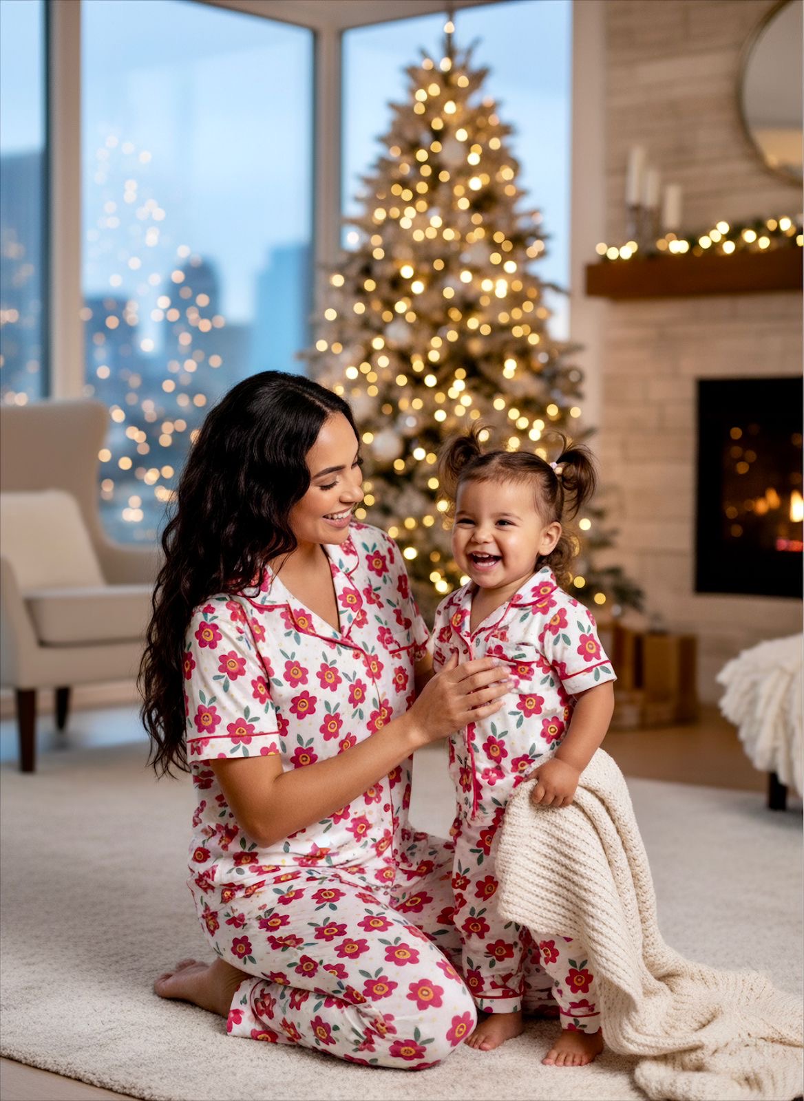 Blush Bloom Twinning Set