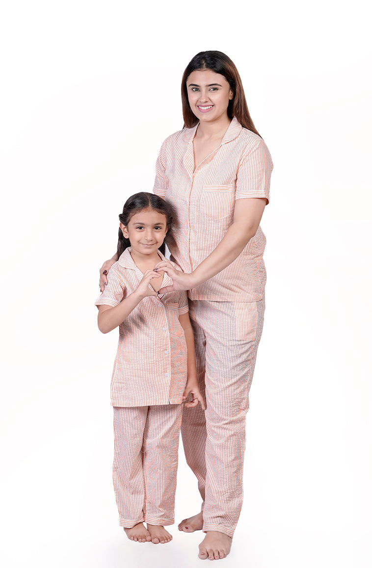 Peach Whisper Twinning Set BabyAmour