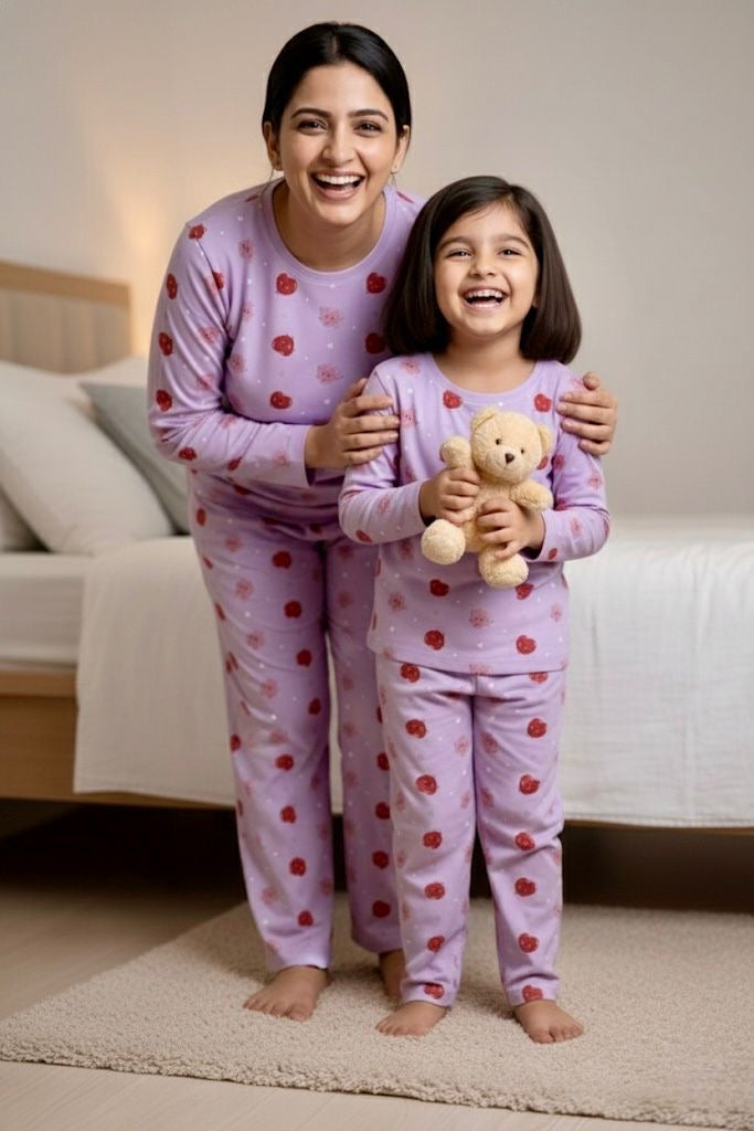 Dancing Hearts Twinning Set | Full Sleeves