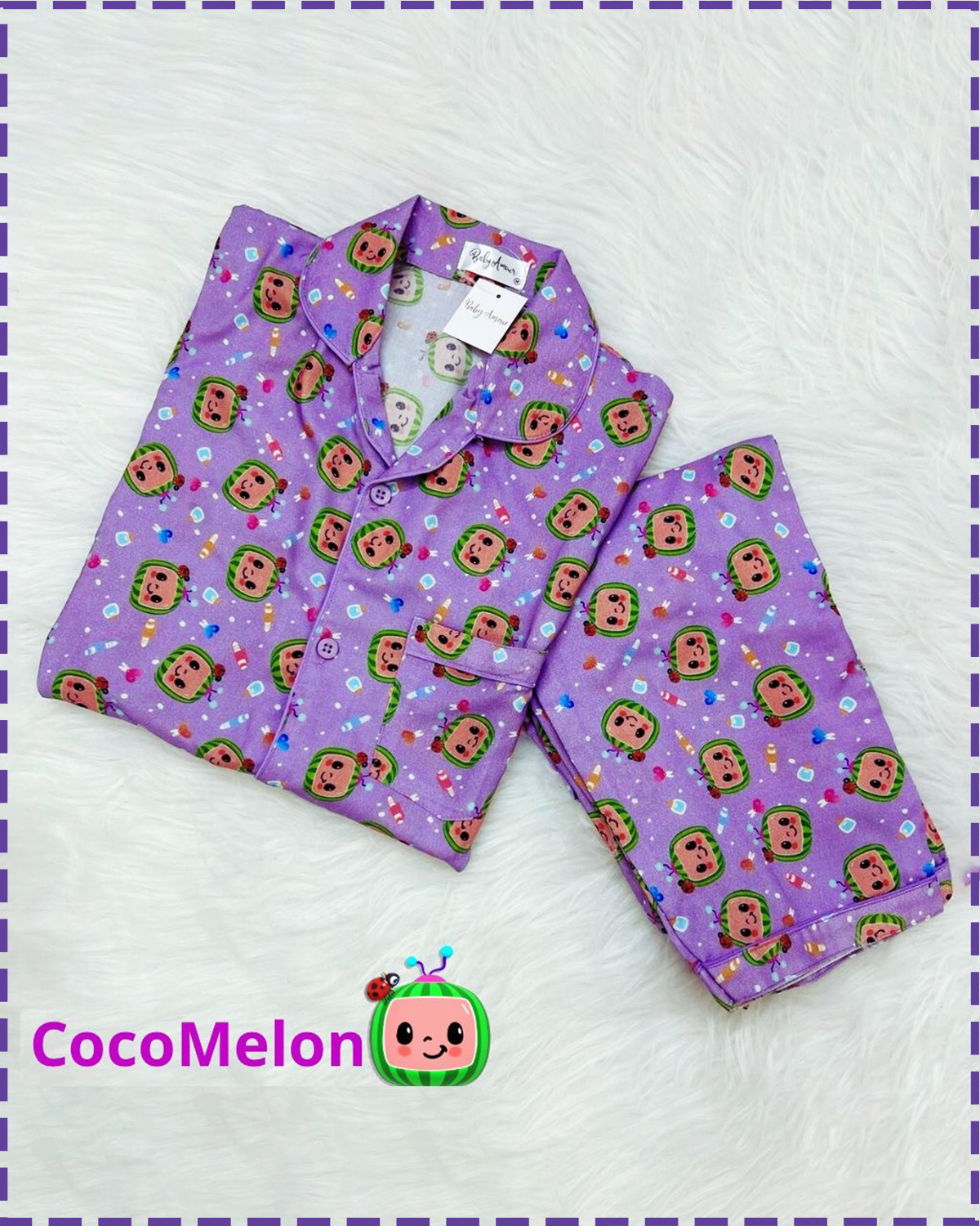 Coco Melon Nightsuit Set BabyAmour