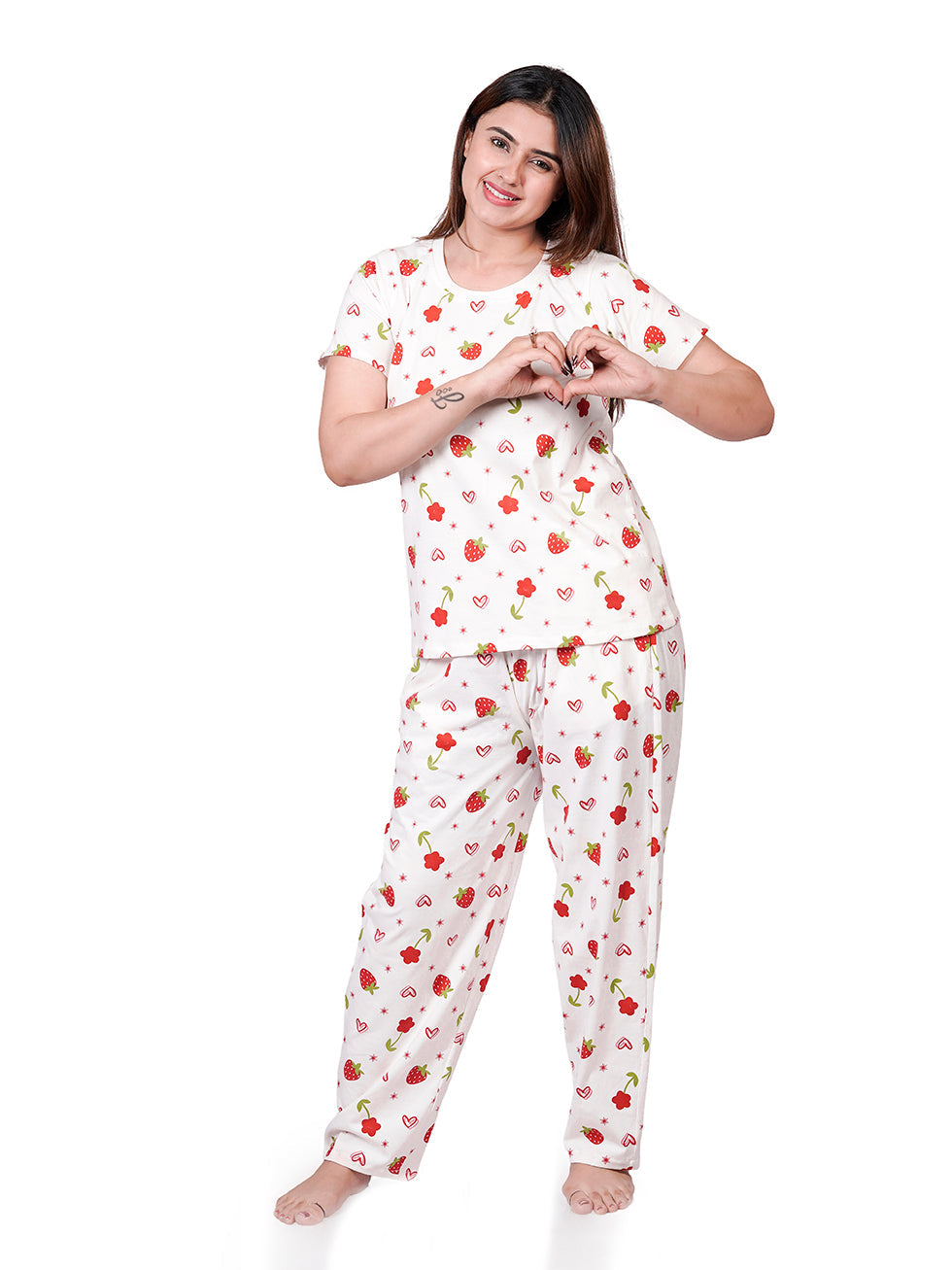 Berry Bloom Nightsuit Set BabyAmour