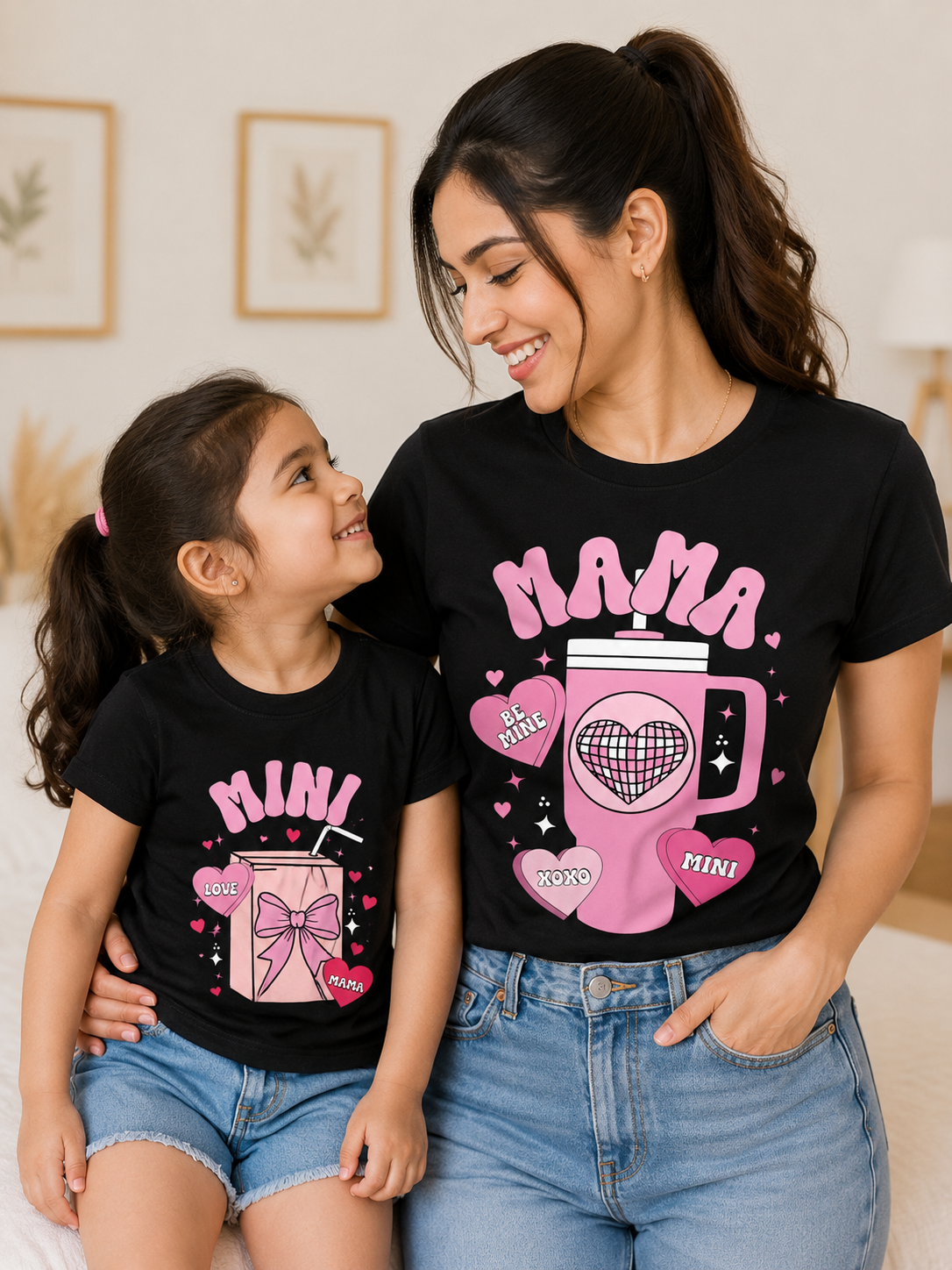 Mama & Mini Twinning Tees|    Sips & Smiles