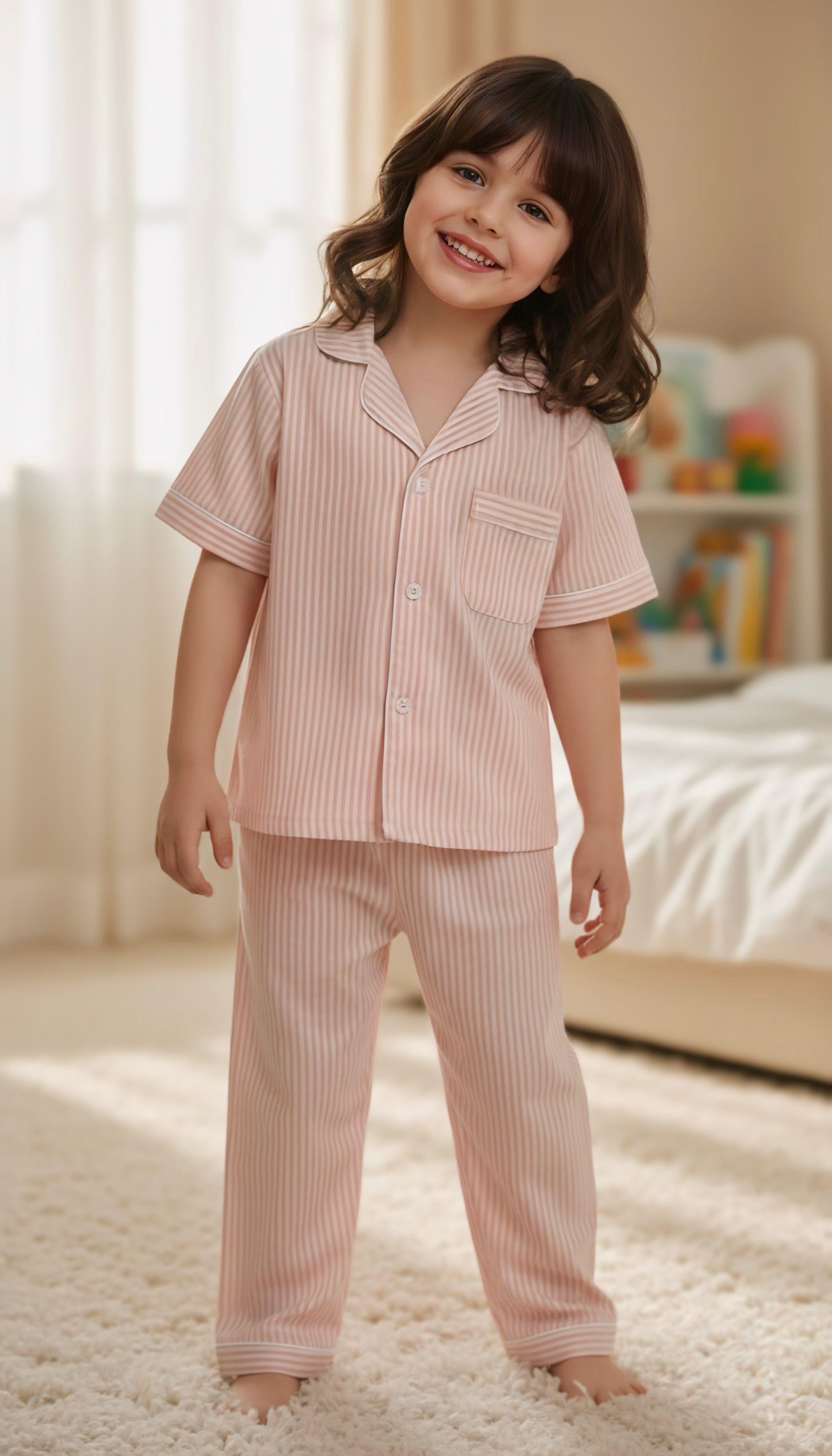 Peach Whisper Nightsuit Set
