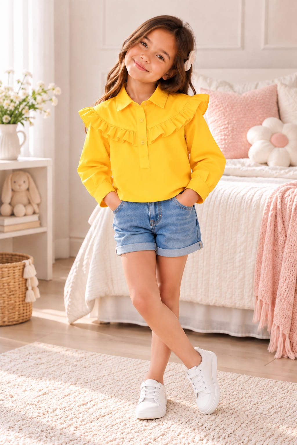 100% Cotton Mustard Yellow Shirt | Babies & Kids