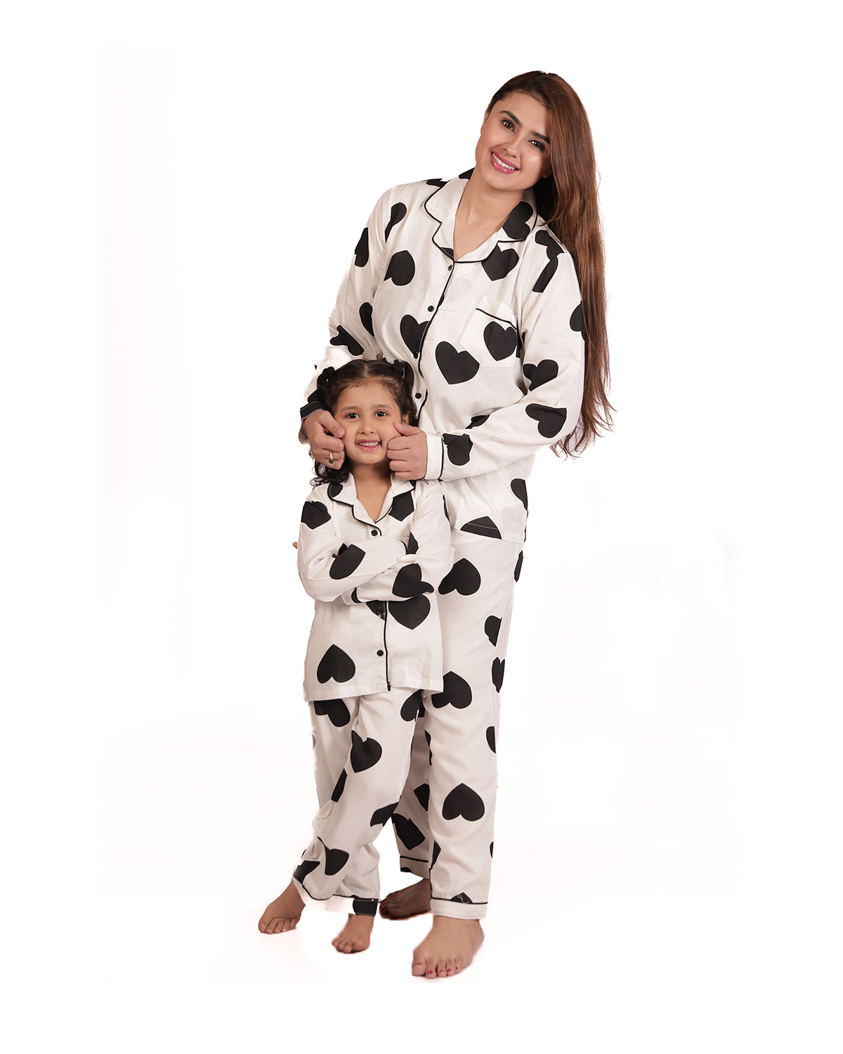 Mystic Hearts Twinning Set | Full Sleeves - BabyAmour