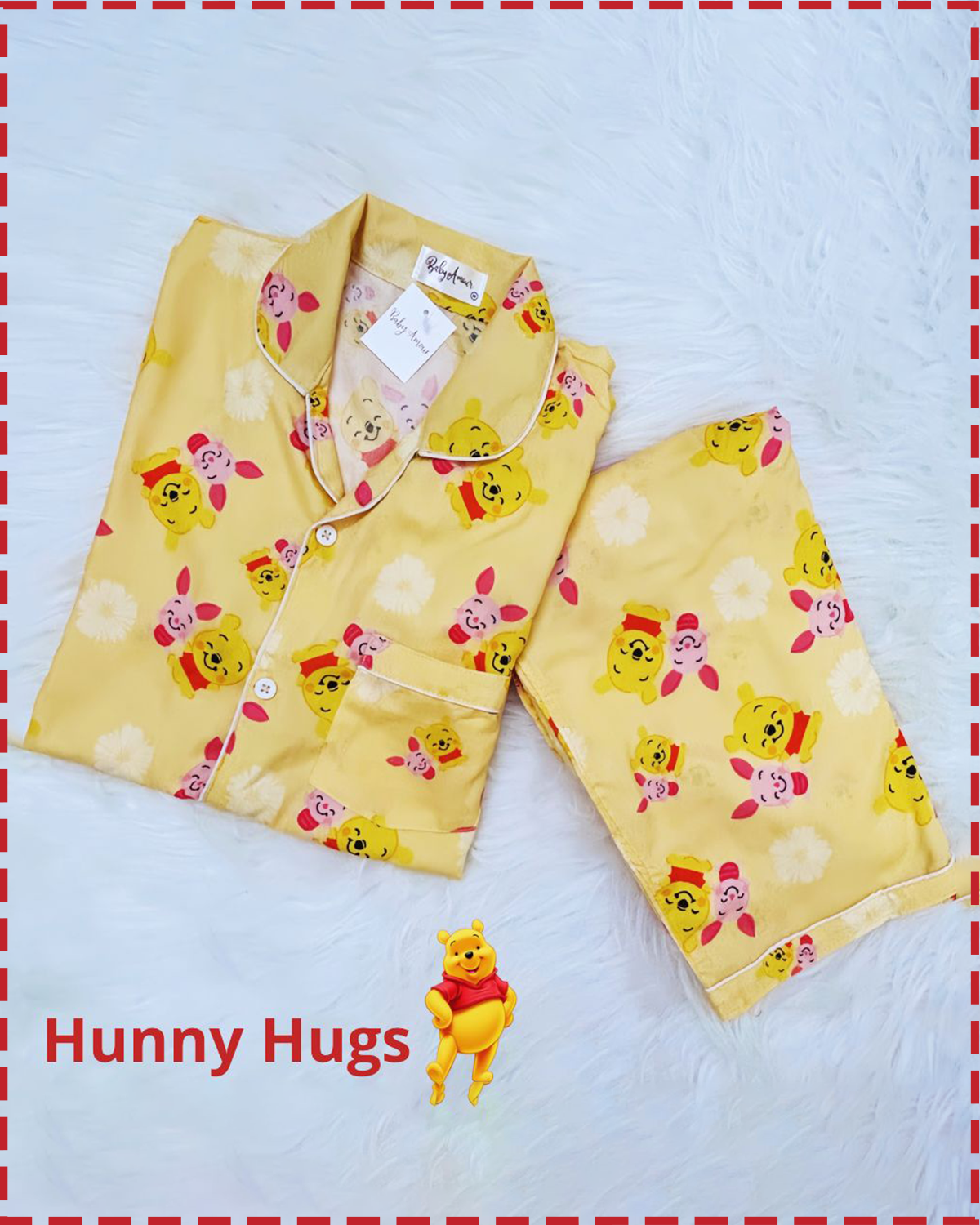 Hunny Hugs Nightsuit Set BabyAmour