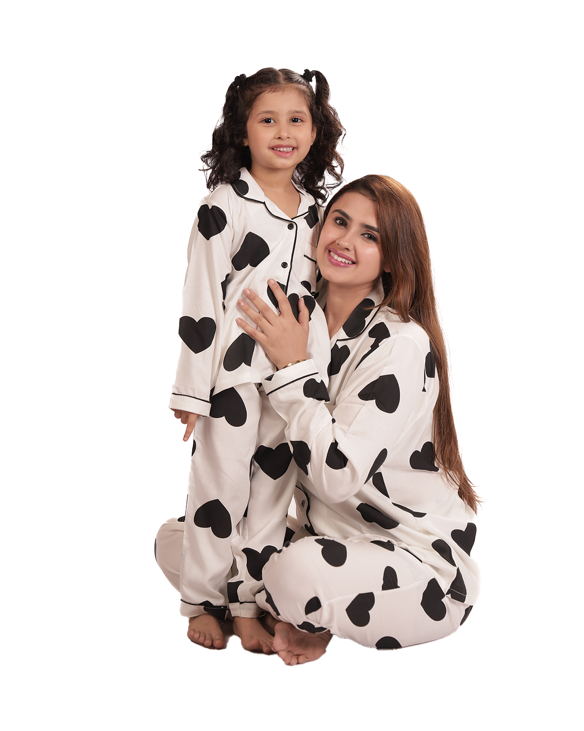 Mystic Hearts Twinning Set | Full Sleeves - BabyAmour
