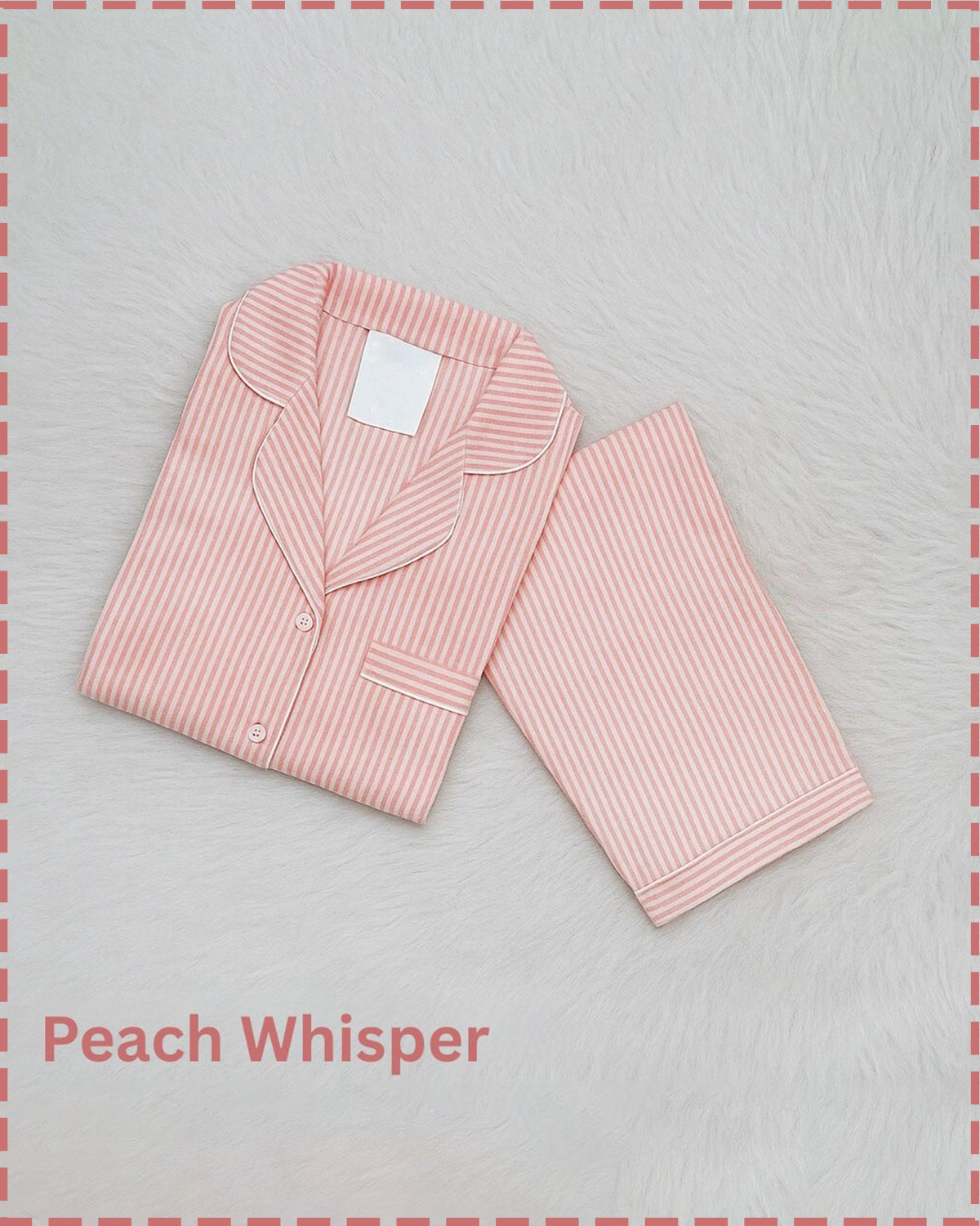 Peach Whisper Nightsuit Set