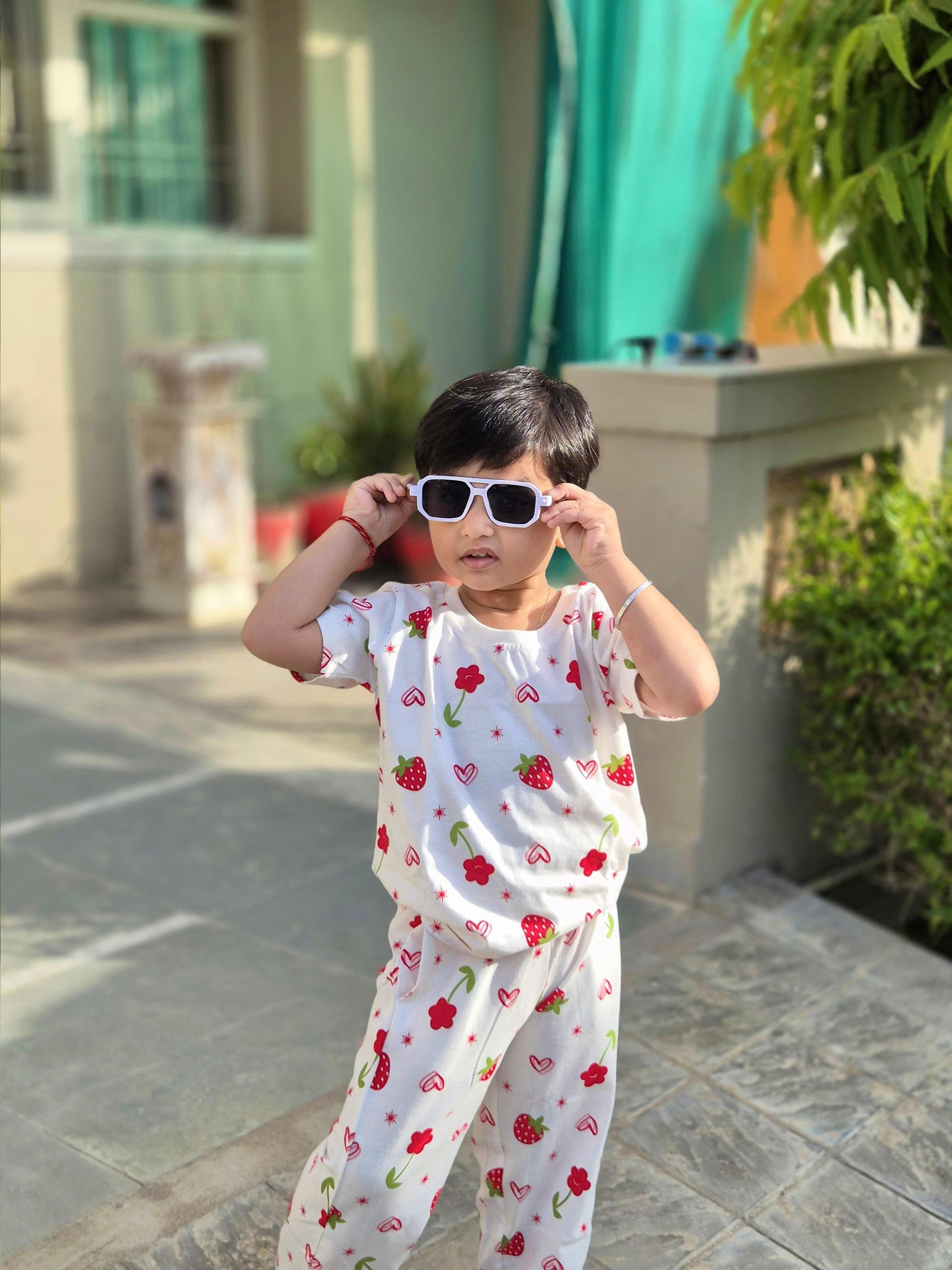 Berry Bloom Nightsuit Set BabyAmour
