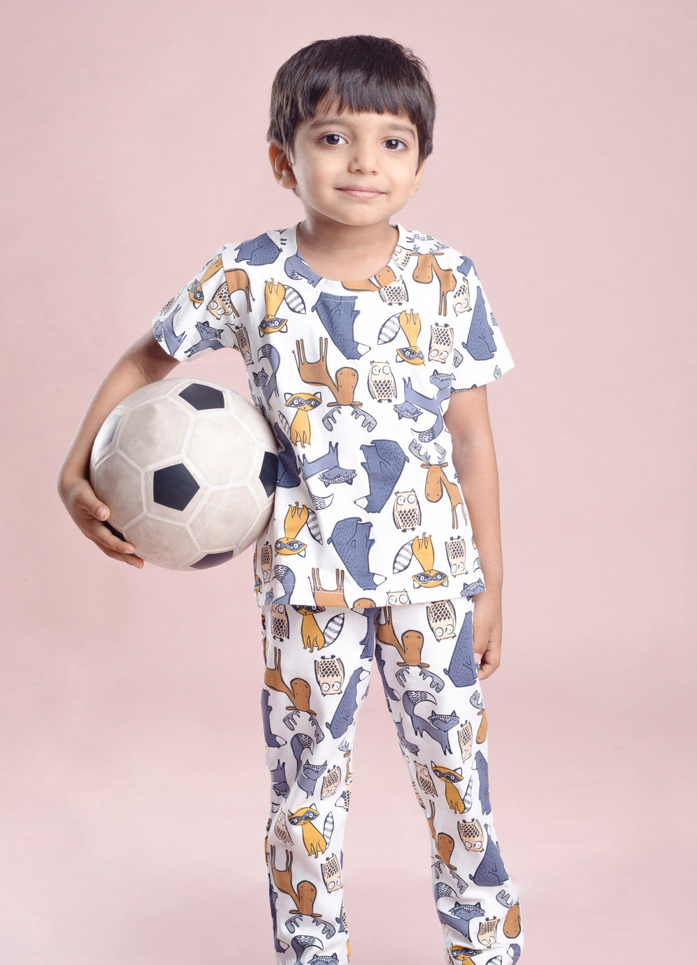 Dreaming in the Zoo Nightsuit Set | Babies & Kids My Store