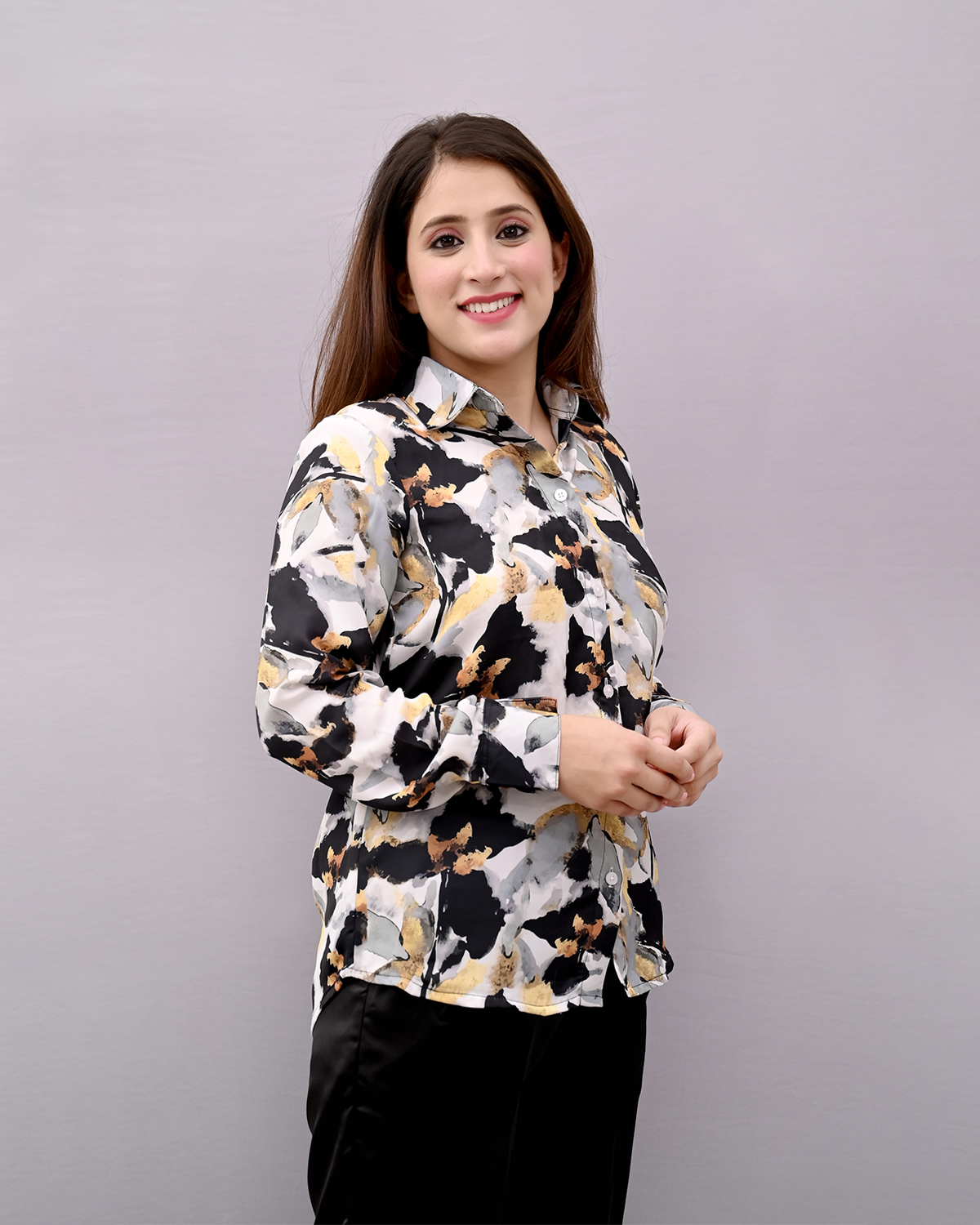 Elegant Noir | Shirt | Women