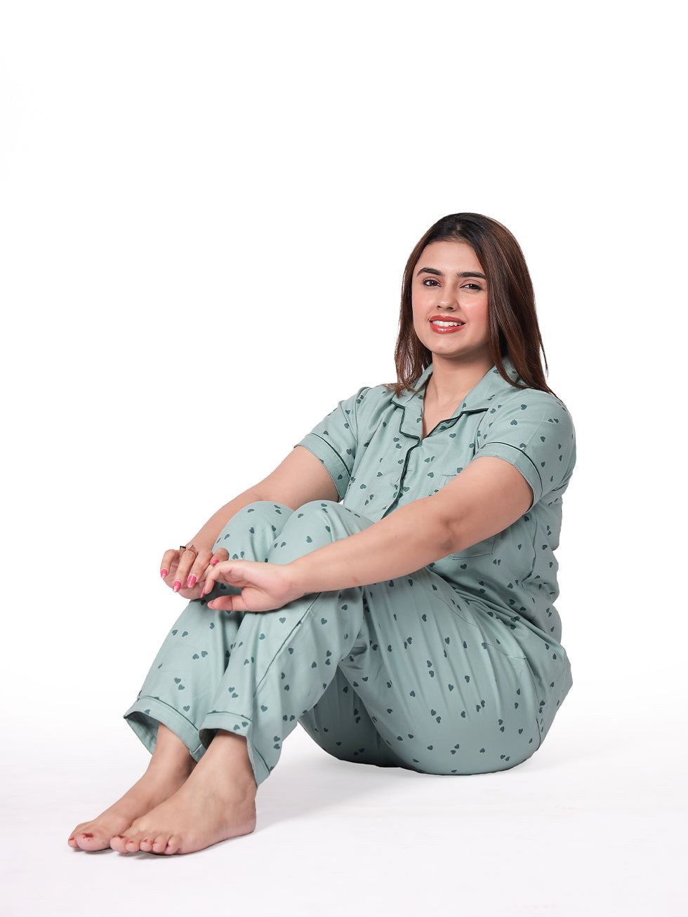 Dreamy Hearts Nightsuit Set BabyAmour