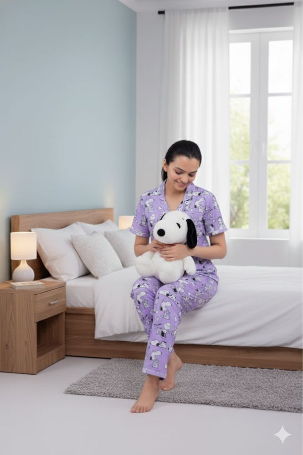 Pawsome Nightsuit Set | Women