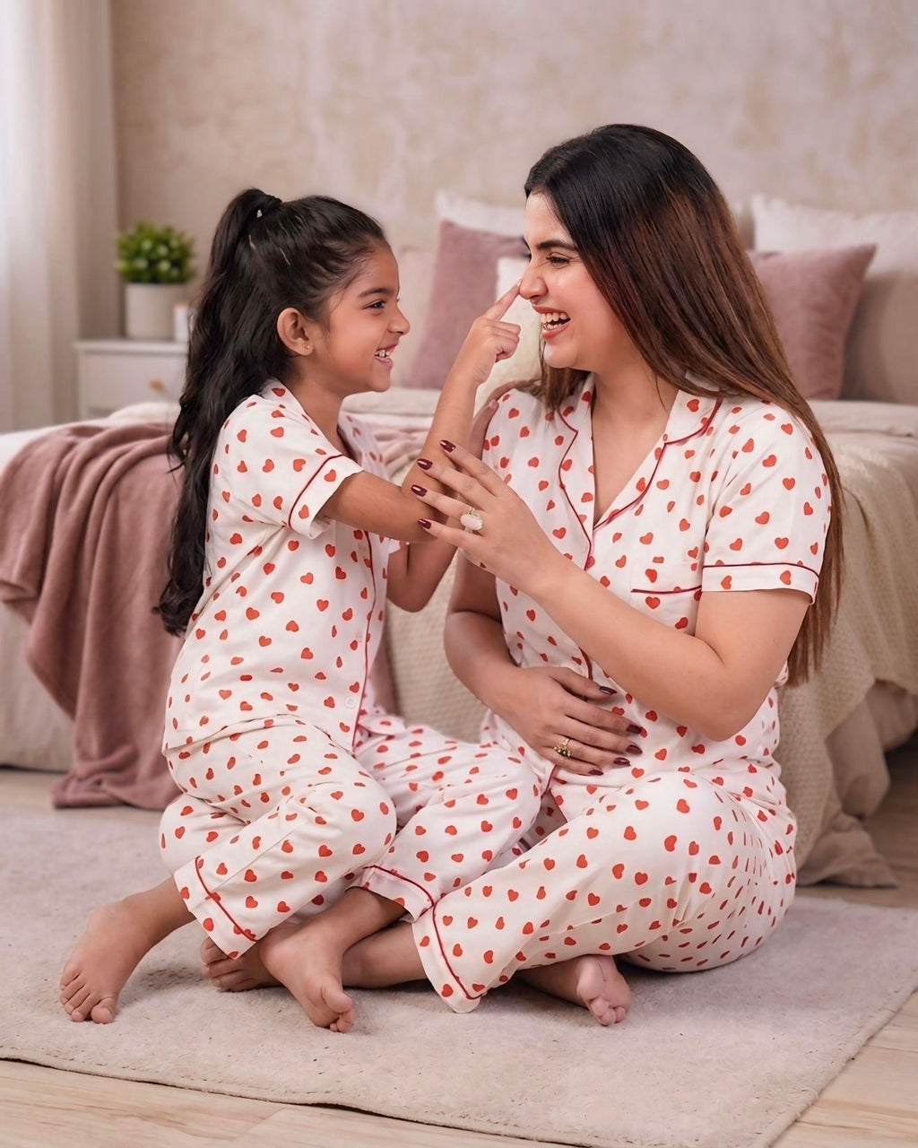 Pop of love twinning set