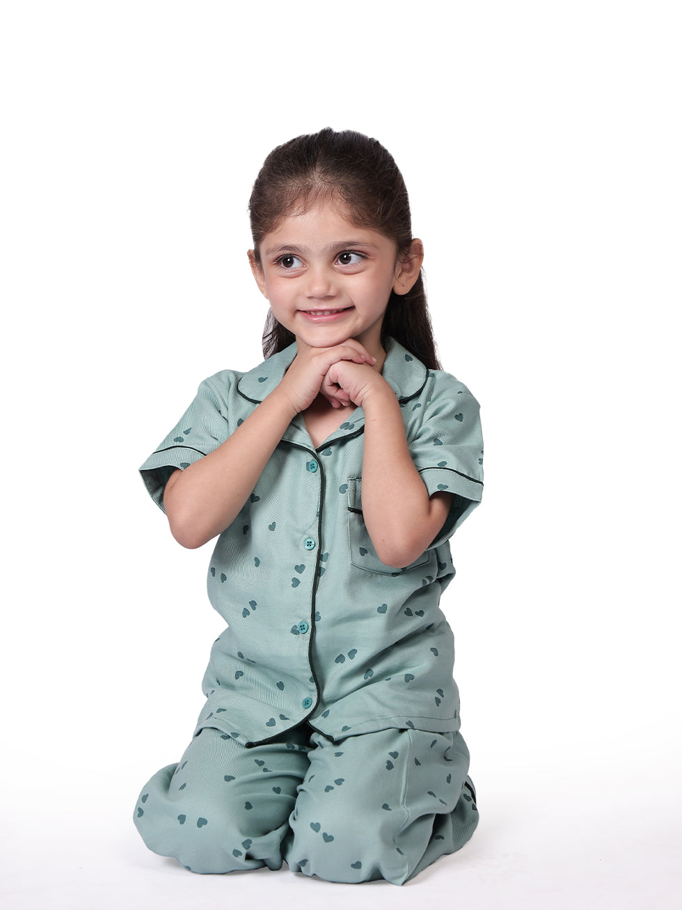 Dreamy Hearts Nightsuit Set BabyAmour