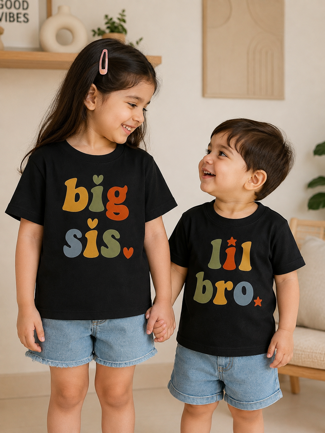 Big Sis & Lil Bro Twinning Tees