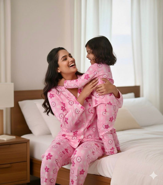 Pink Bloom Twinning Set