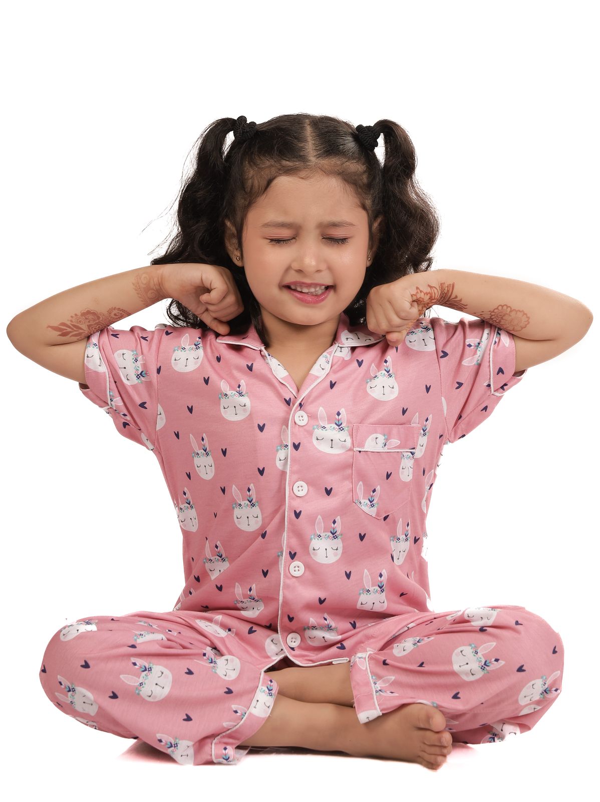 Blush Bunny Nightsuit Set