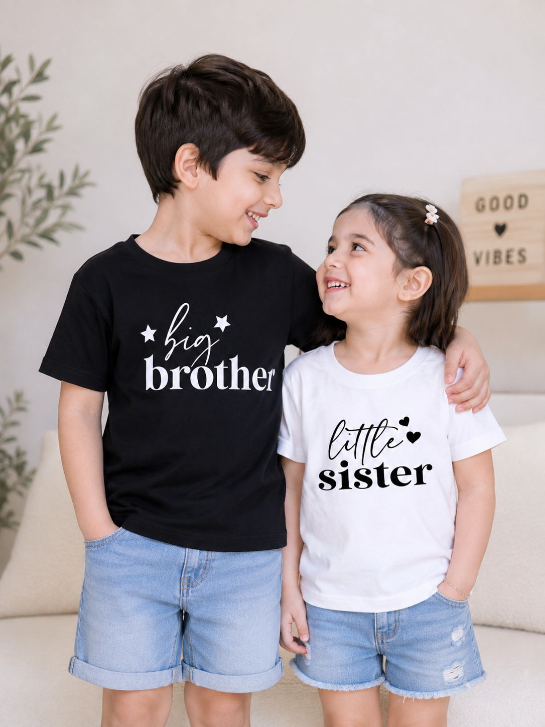 Sibling Twinning Tees