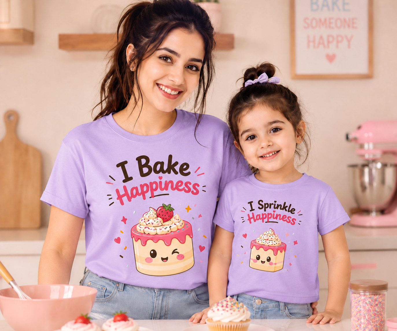 Bake & Sprinkle Twinning Tees