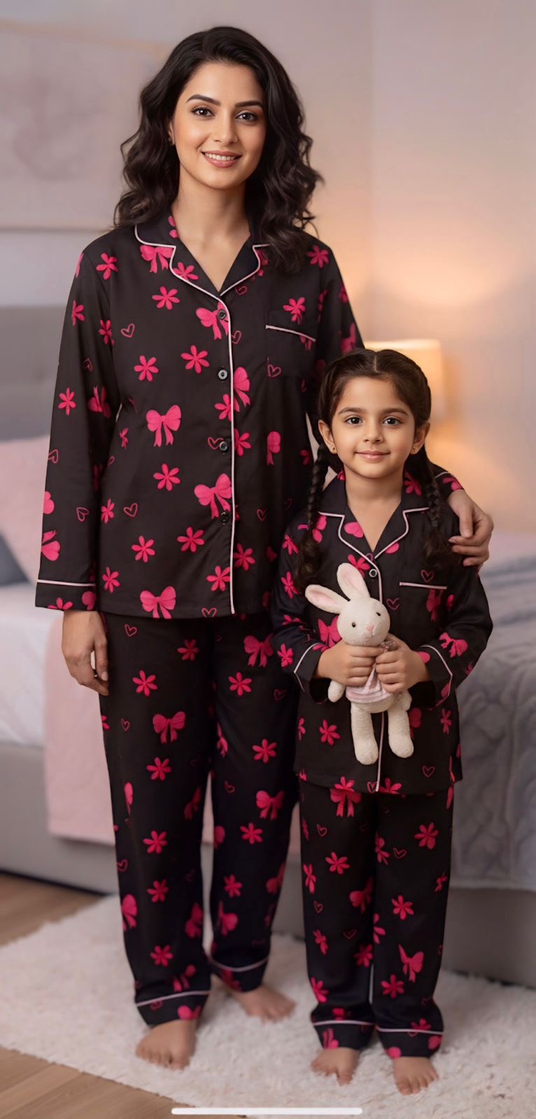 Pretty Petals Twinning Set |Full sleeves