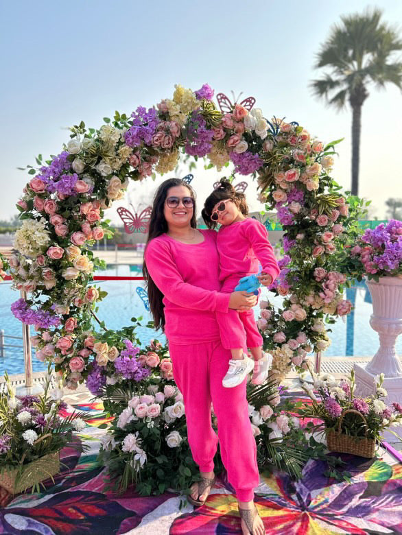 Pink Supersoft Velvet Lounge Wear Twinning  Set BabyAmour