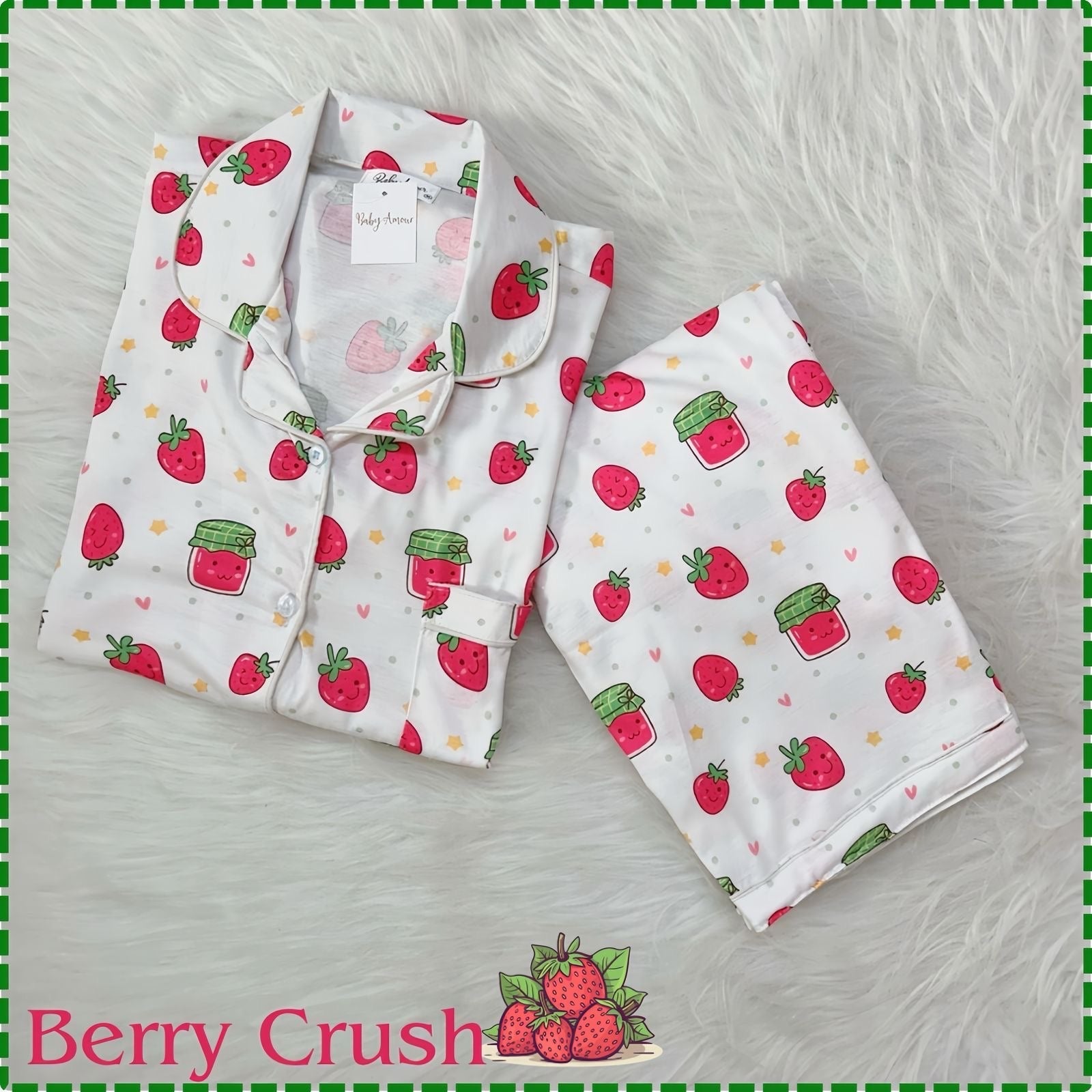 Berry Crush Nightsuit Set BabyAmour