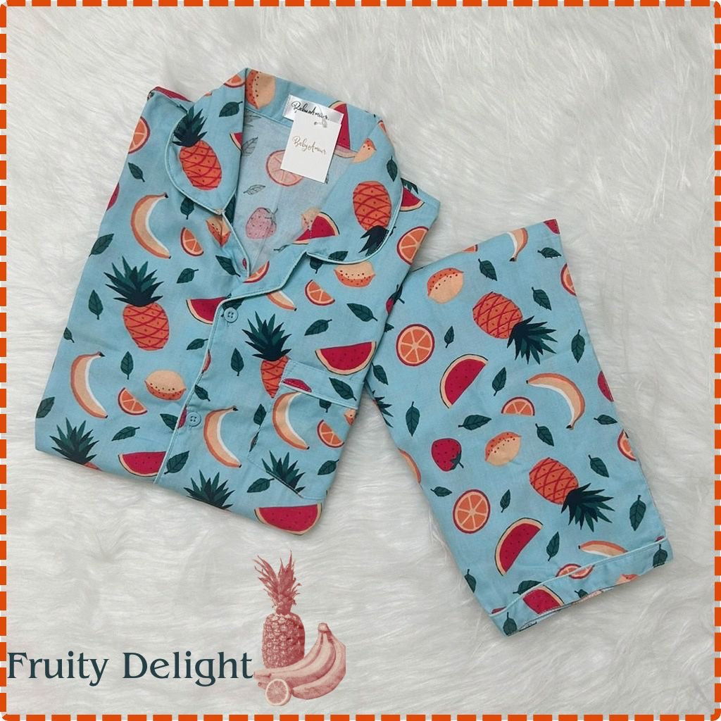 Fruity Delight Twinning Set | Half Sleeves BabyAmour