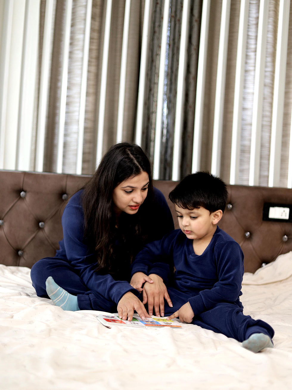 Blue Supersoft Velvet Lounge Wear Set BabyAmour
