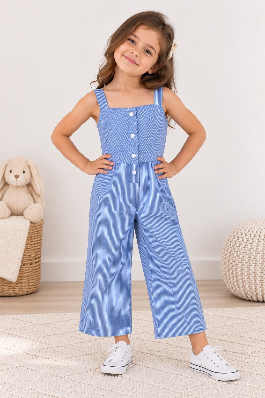 100% Cotton Blue Romper | Babies & Kids