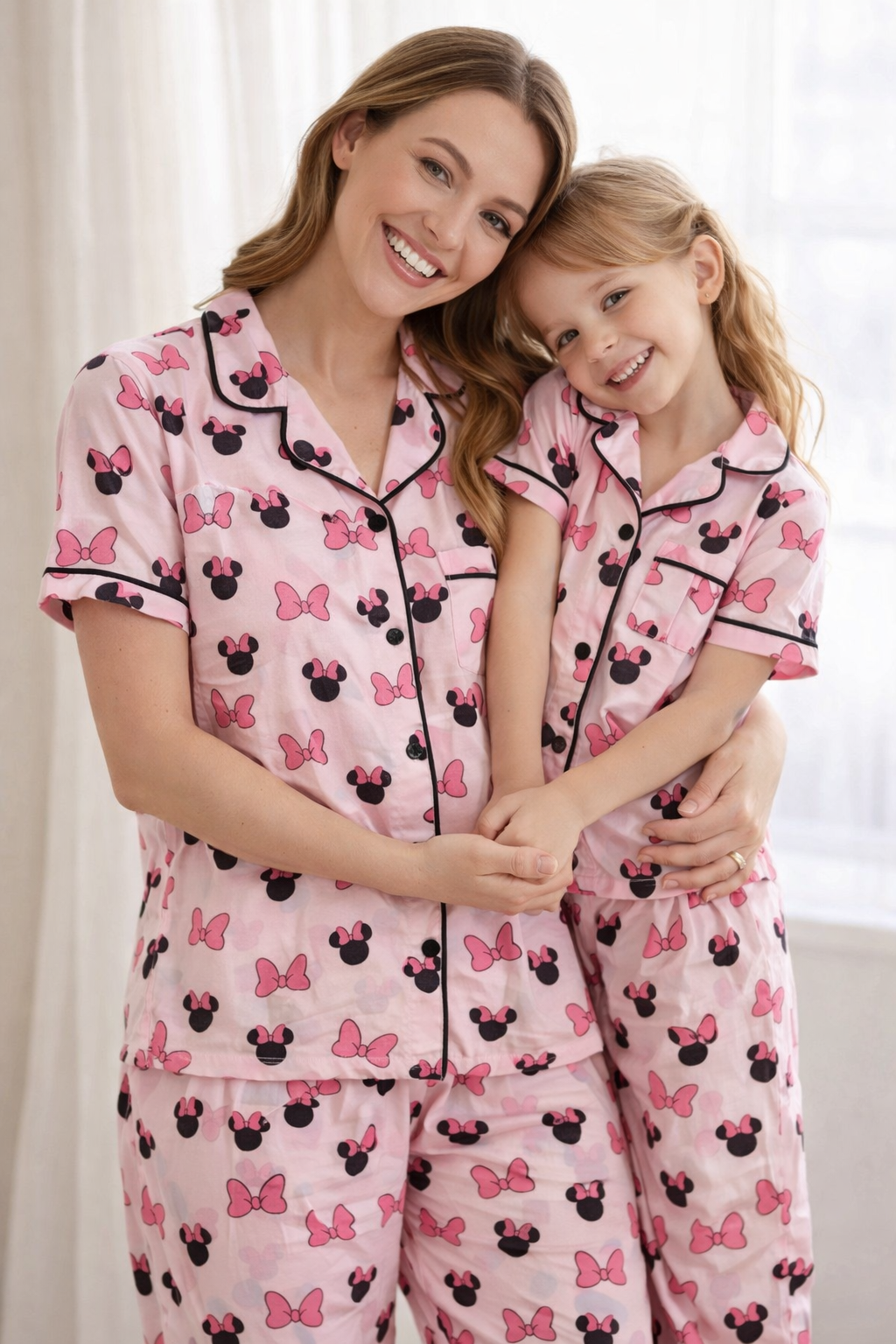 Blush Bows Twinning Set