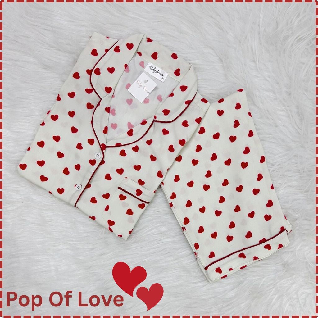 Pop of love twinning set