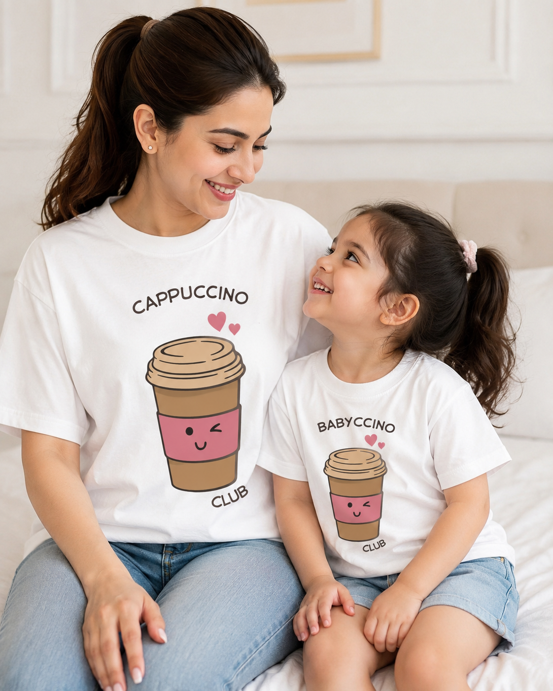 Cappuccino & Babyccino Twinning Tees