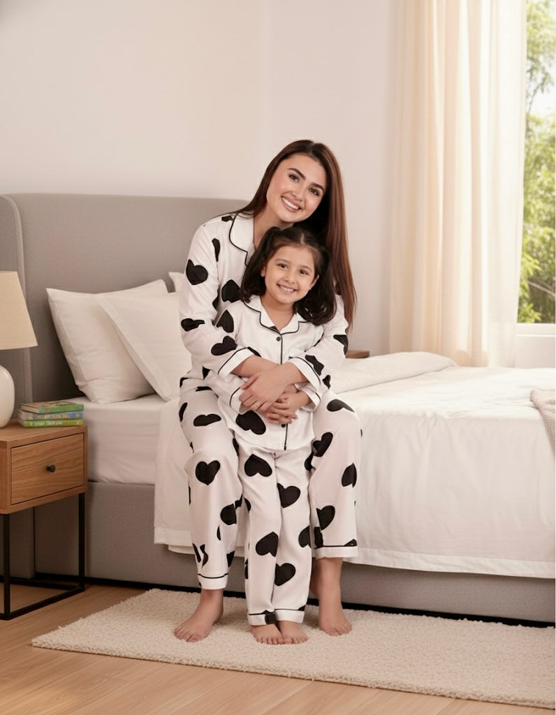 Mystic Hearts Twinning Set | Full Sleeves