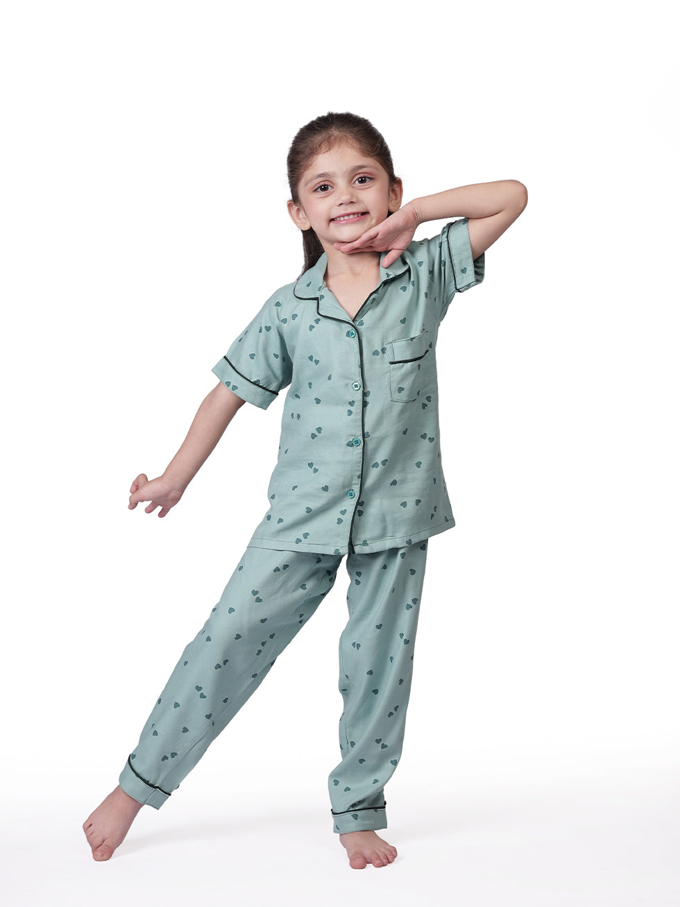 Dreamy Hearts Nightsuit Set BabyAmour