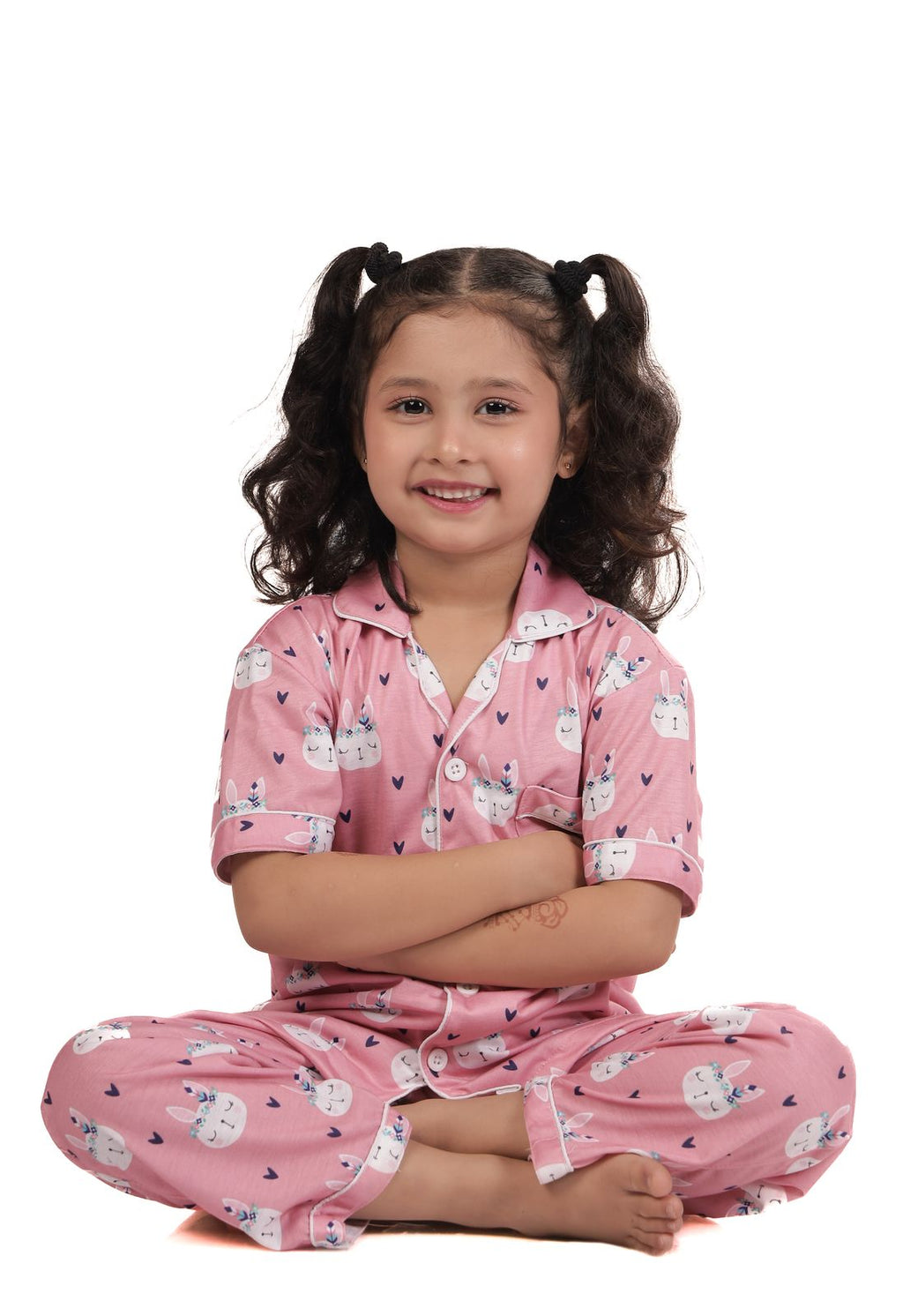 Blush Bunny Nightsuit Set