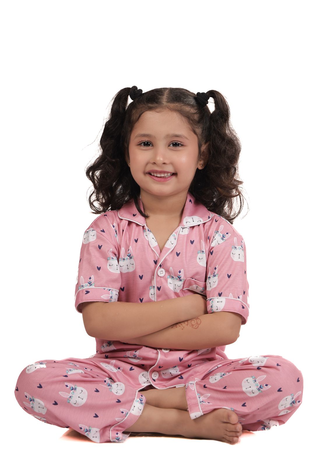 Blush Bunny Nightsuit Set