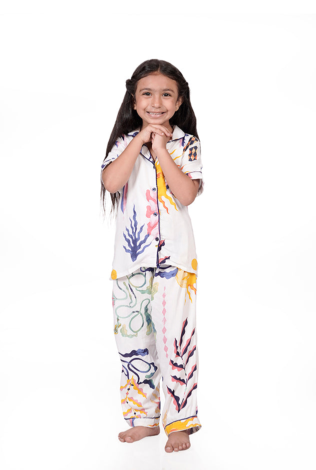 Sunset Vibes Nightsuit Set BabyAmour