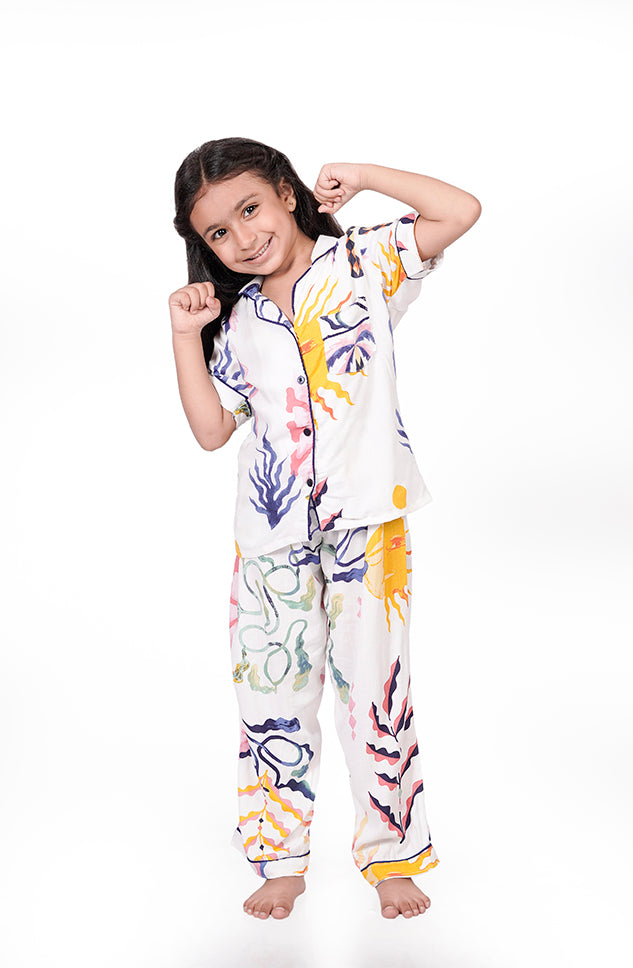 Sunset Vibes Nightsuit Set BabyAmour