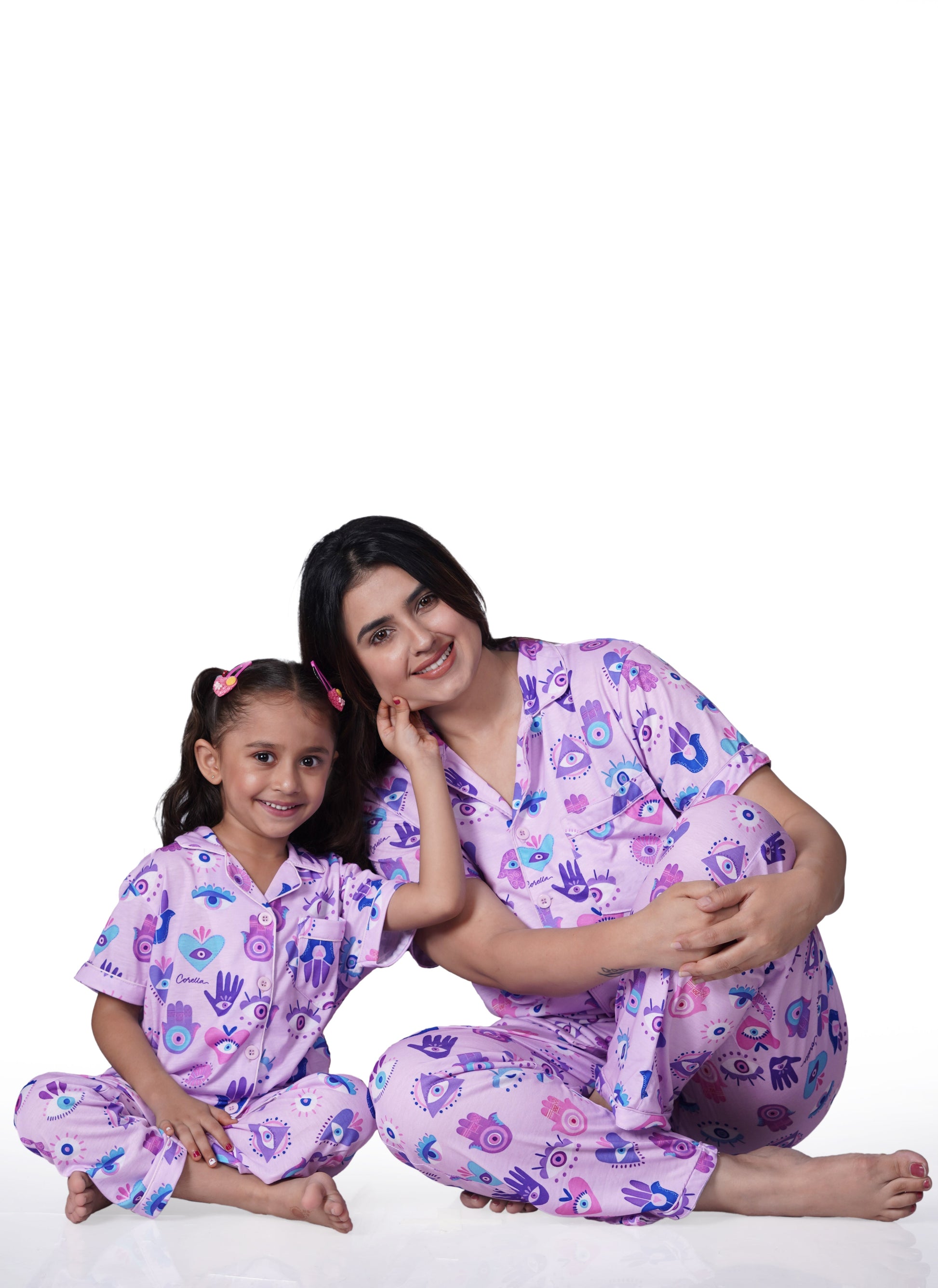Evil Eye Twinning Set | Half Sleeves BabyAmour