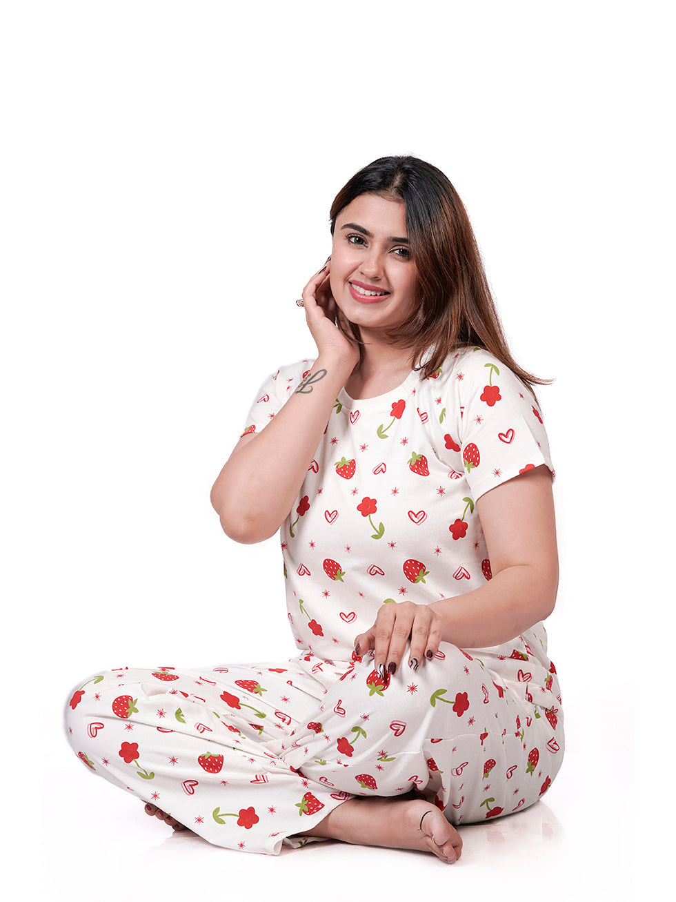 Berry Bloom Nightsuit Set BabyAmour