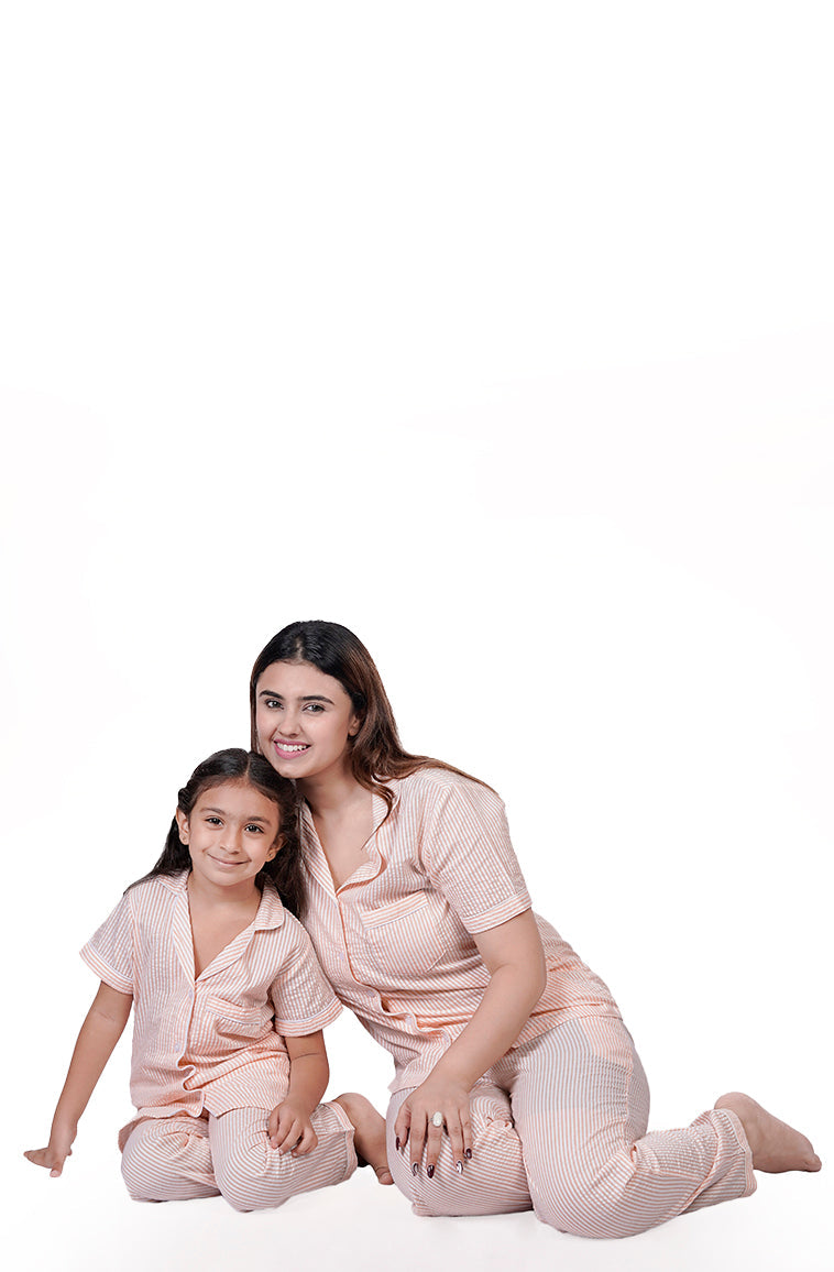 Peach Whisper Twinning Set BabyAmour