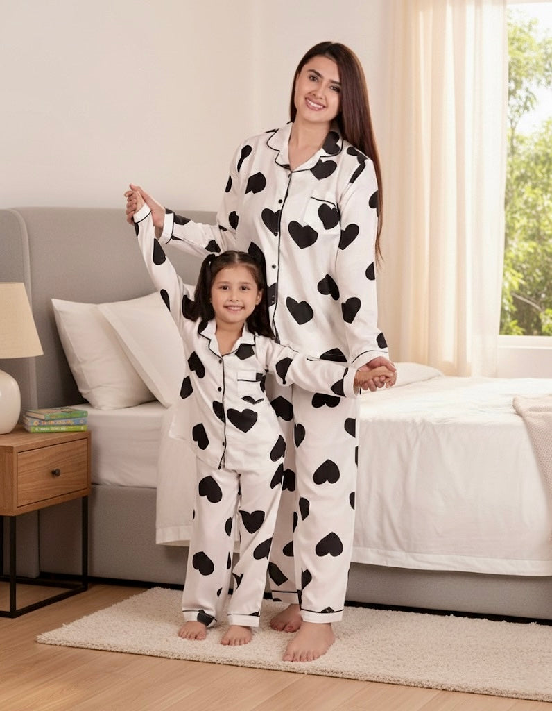 Mystic Hearts Twinning Set | Full Sleeves