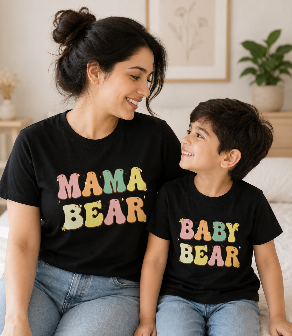 Mama & Baby Bear Twinning Tees
